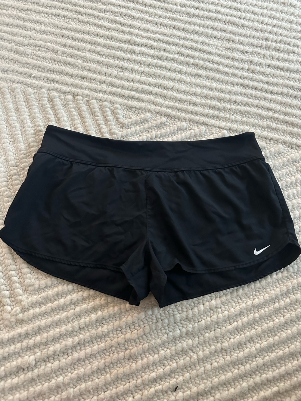 Nike Black Women's 2-in-1 Performance Running Shorts